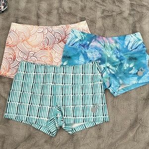 Set of 3 Belle and Bell Booty Shorts lightly worn